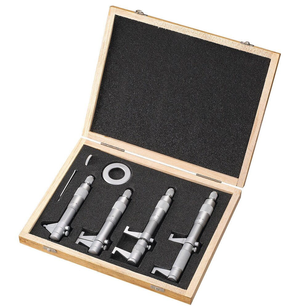Bernardo Inw. Micrometers, 5-100mm, 0,01mm, 4-delig
