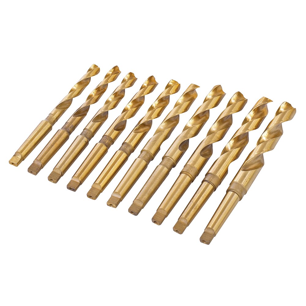 Bernardo HSS Spiraalboren met morsekonus 10-delig - Set A