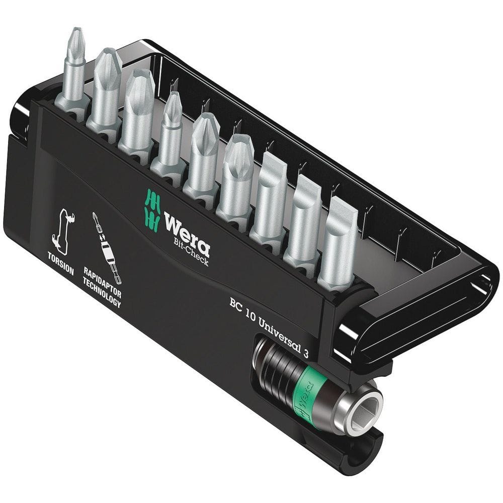 BIT ASSORTIMENT, BIT-CHECK 10 UNIVERSAL 3 SB, 10-DELIG-2