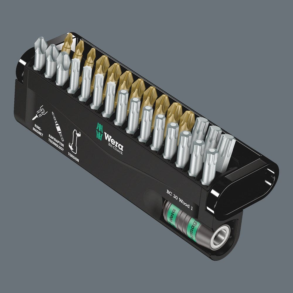 BIT ASSORTIMENT, BIT-CHECK 30 WOOD 1, 30 -DELIG-3