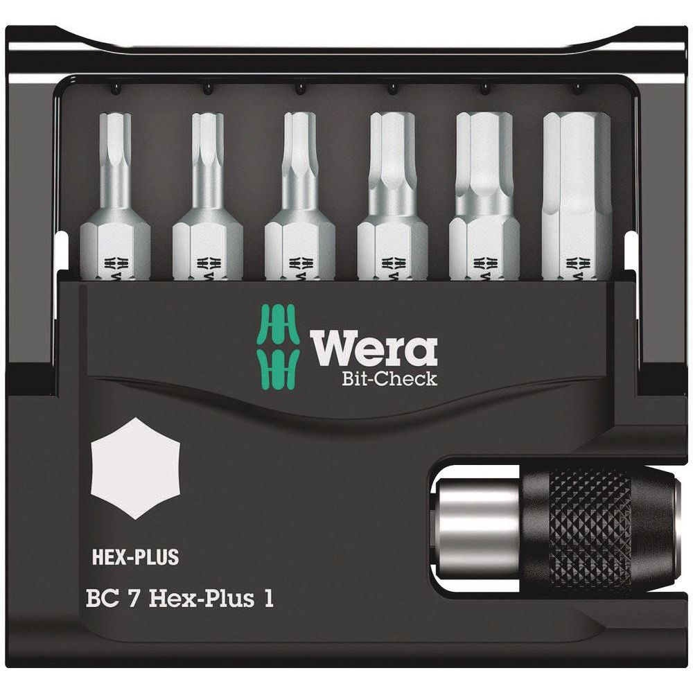 BIT ASSORTIMENT, BIT-CHECK 7 HEX-PLUS 1, 7 -DELIG-2