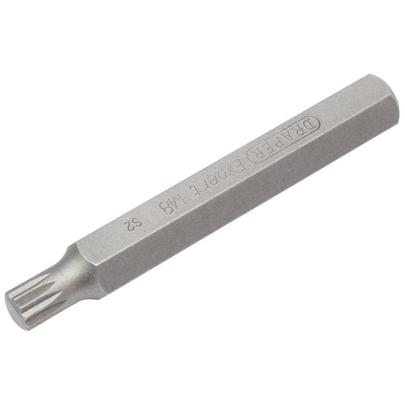Veeltand bit M8 lang (10x75 mm)