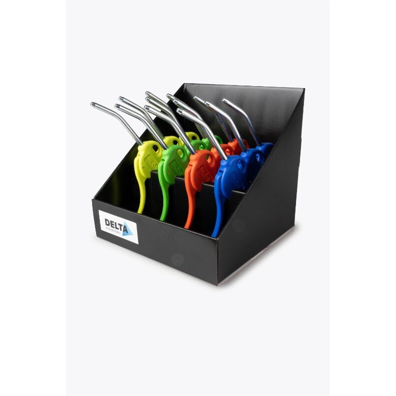 Blaaspistool display 4 kleuren, 12stDeltachMZS Gereedschap