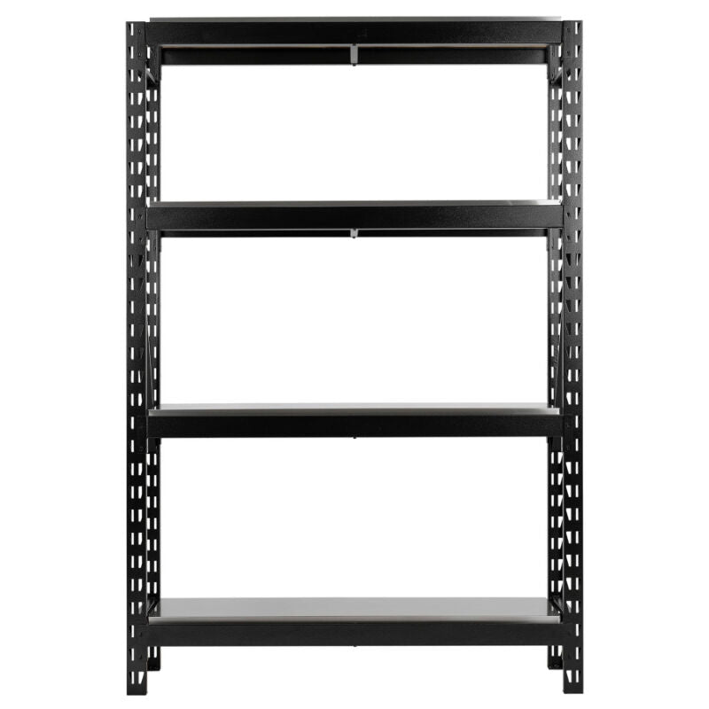 BUNKER opbergrek met 4 RVS schappen – 1500 × 2210 × 520 mm – D32483