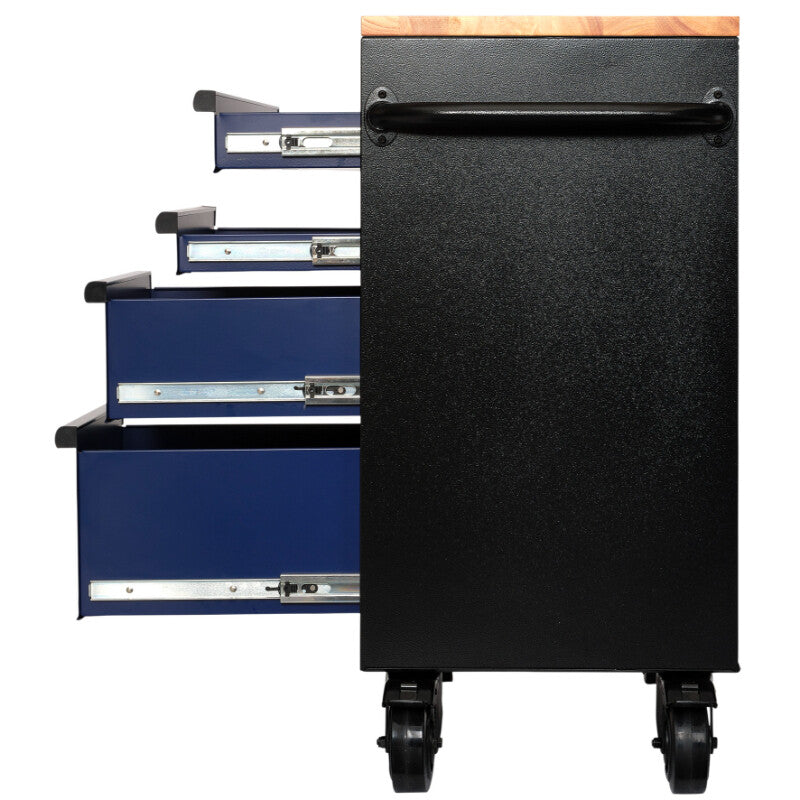 BUNKER Gereedschapswagen/werkbank, 104cm, blauw