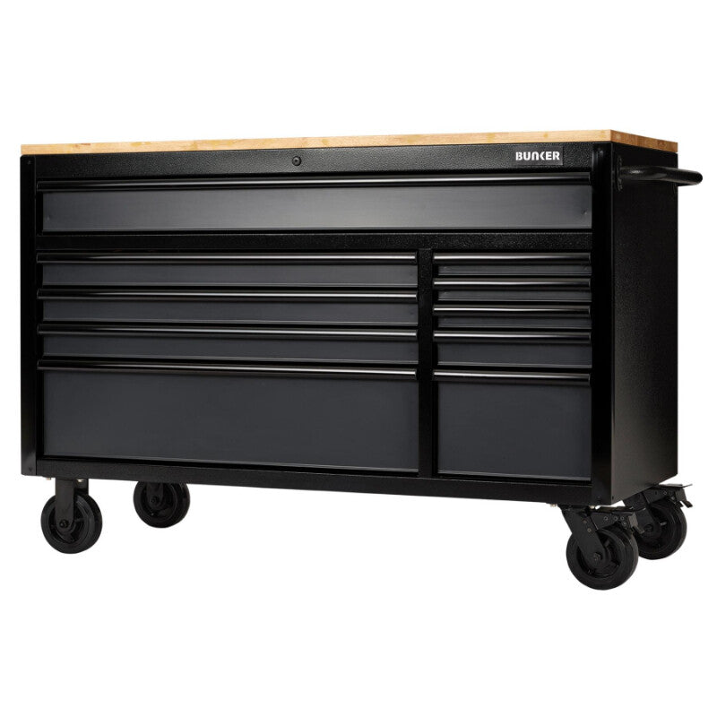 BUNKER Gereedschapswagen/werkbank, 142cm, grijs
