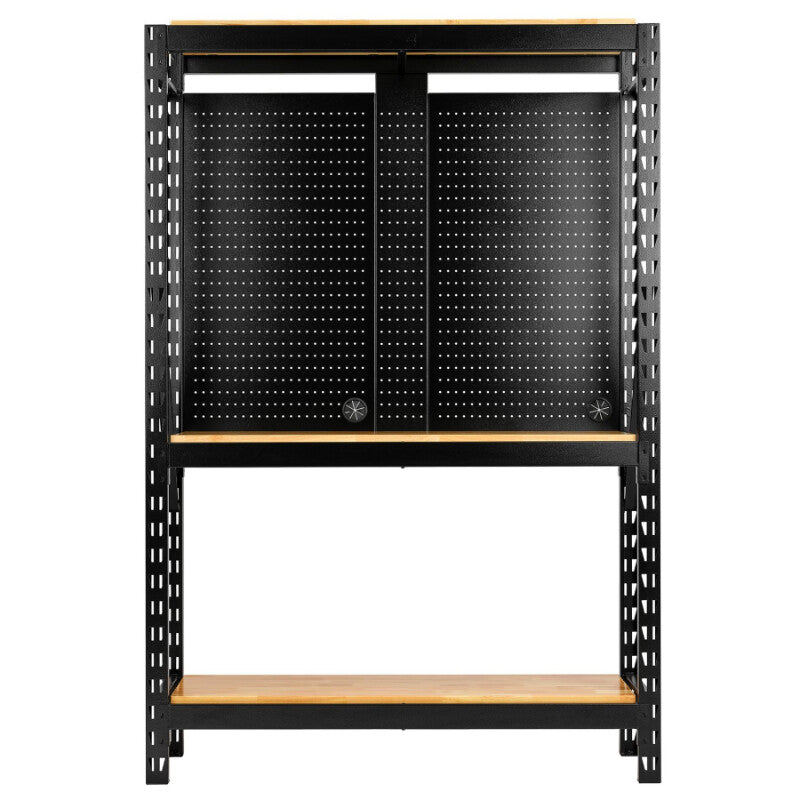 BUNKER Opbergrek met geperforeerde achterwand, 1500x2210x520mm