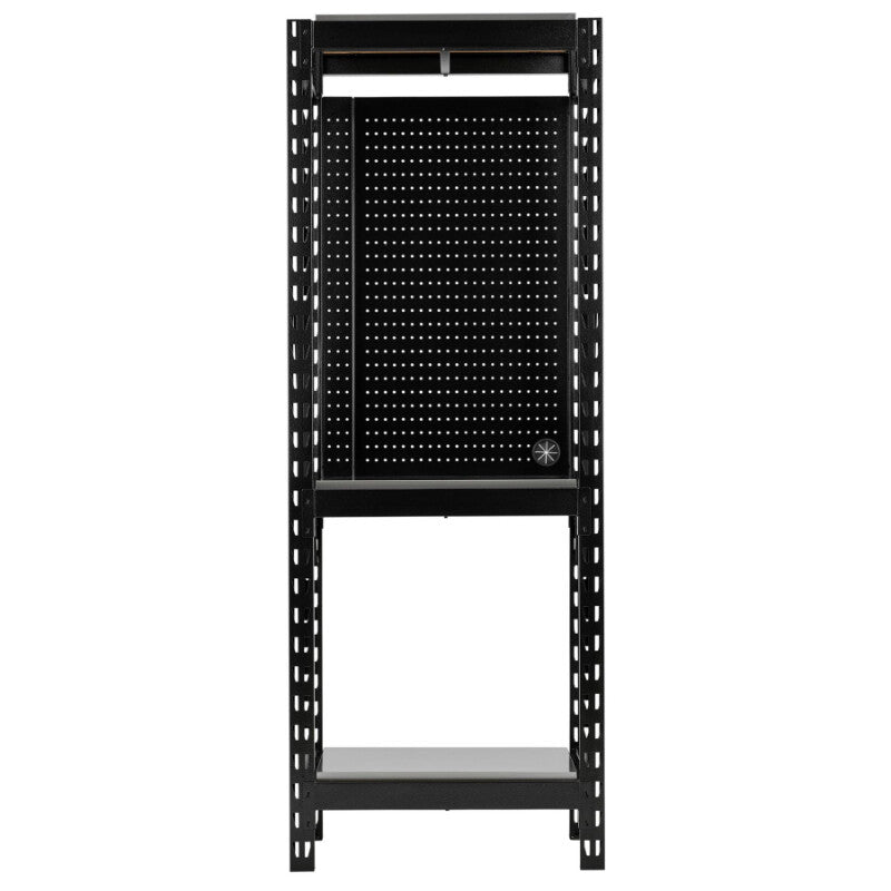BUNKER Opbergrek met geperforeerde achterwand, 750x2210x520mm
