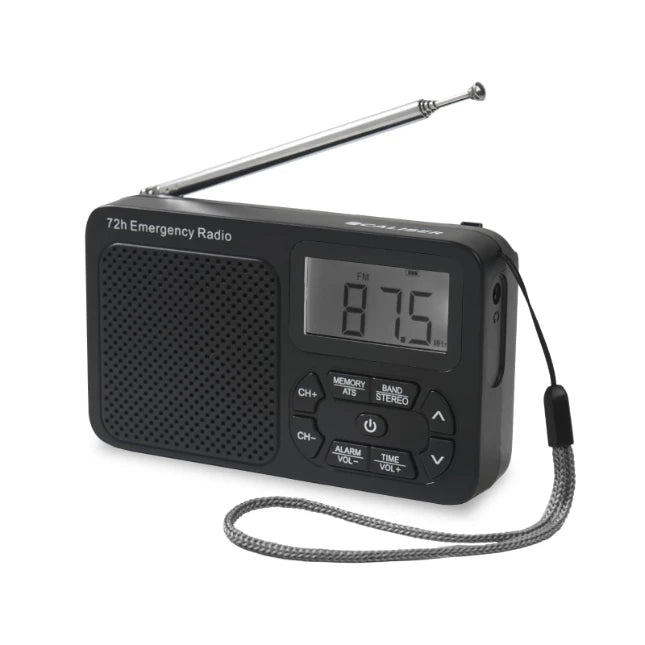 Caliber HPG320B Draagbare radio – AM / FM – Zwart