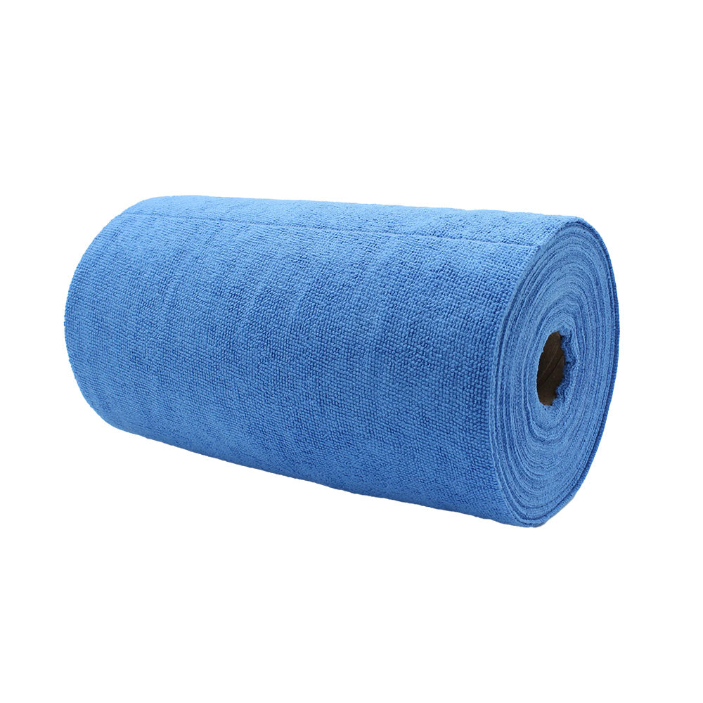 Poetsdoek op rol 75stuks Blauw
