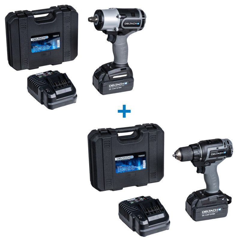 Deltach Accu gereedschap - Combi actie