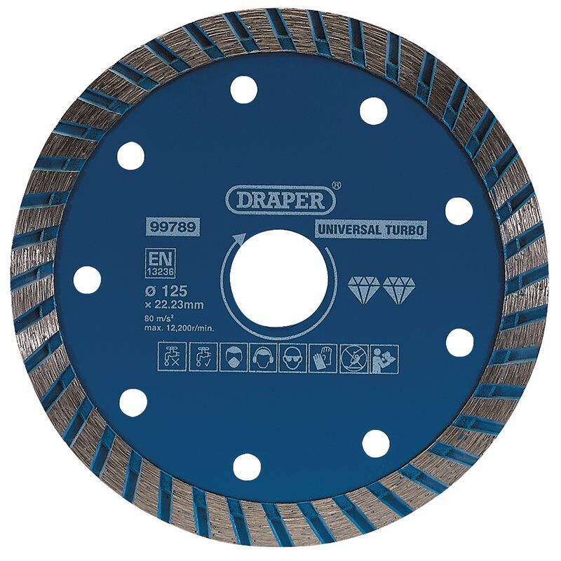 Diamantslijpschijf turbo Ø125x2,1x22,23mm