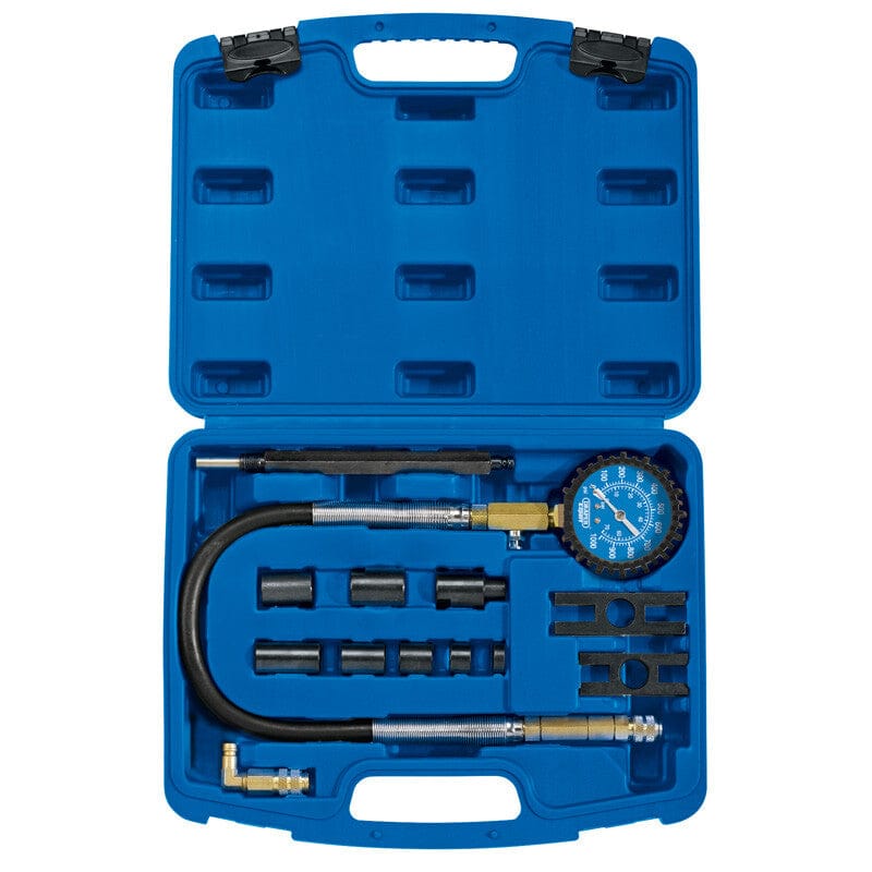 Diesel Compressietester Set 13-delig – Voor Direct & Indirecte Injectie | Draper Tools-Draper Tools-MZS Gereedschap