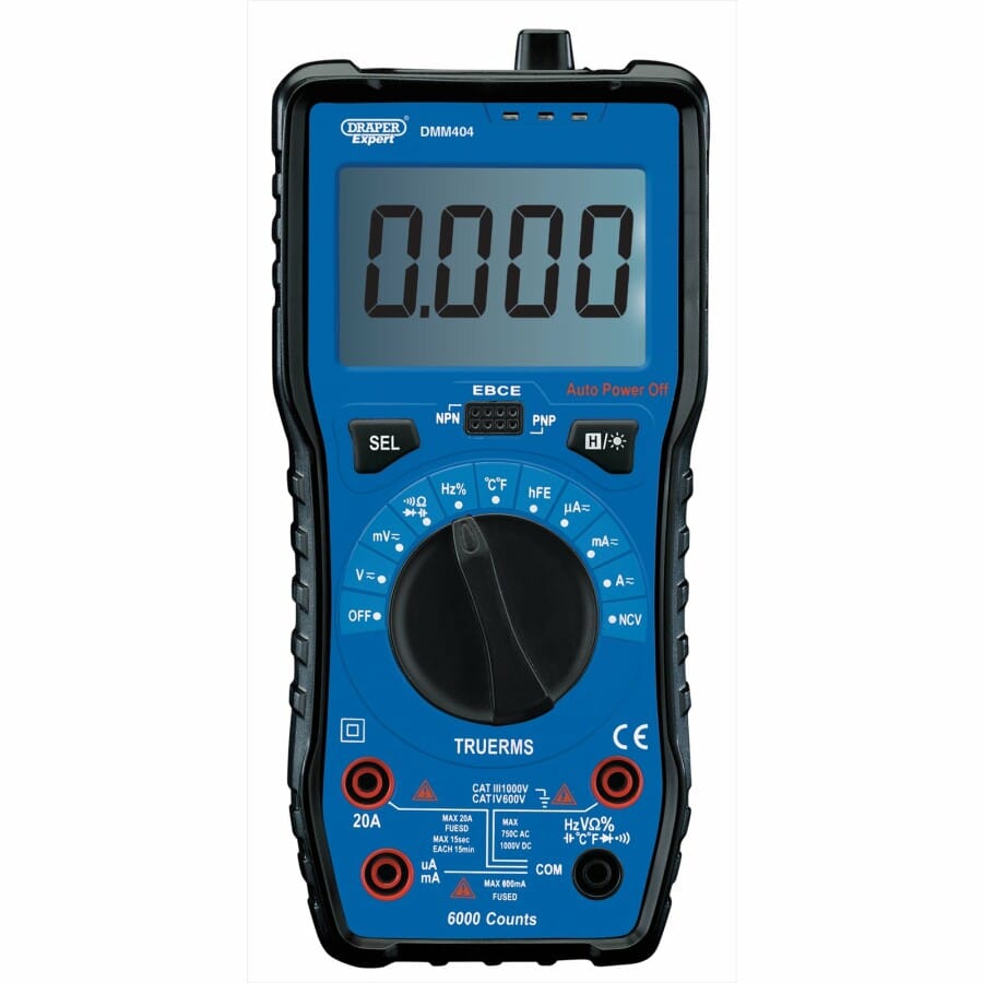 Digital Multimeter (Auto and Manual Ranging)-Draper Tools-MZS Gereedschap
