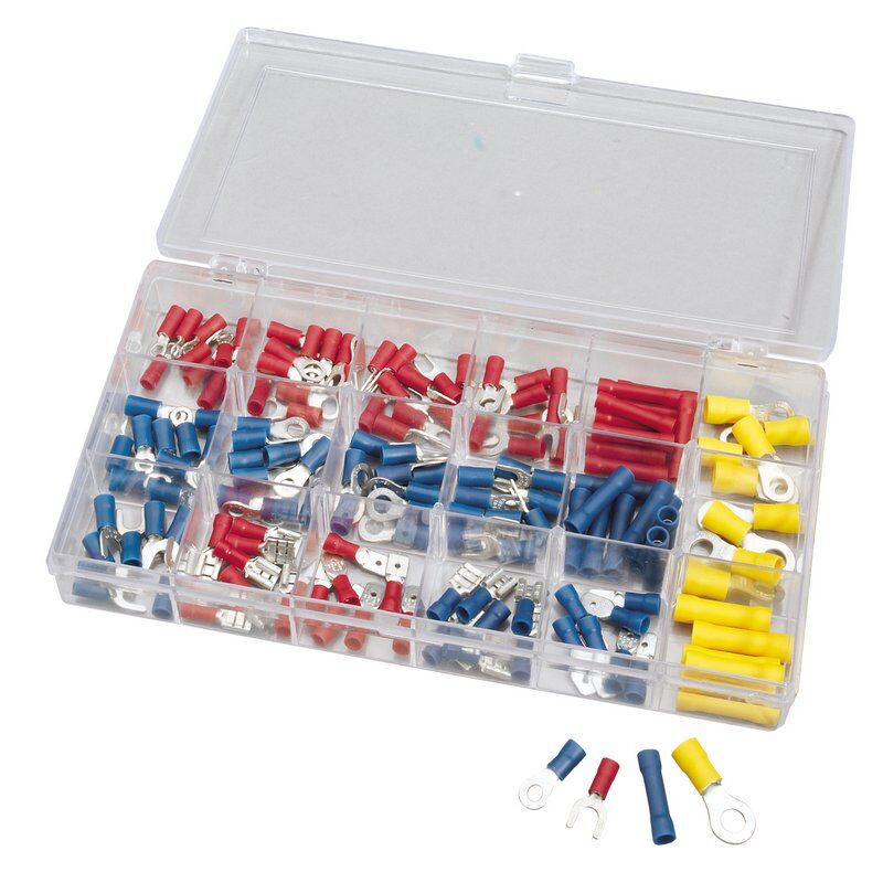 Draper Geïsoleerde kabelschoenen assortiment, 150st – D18160