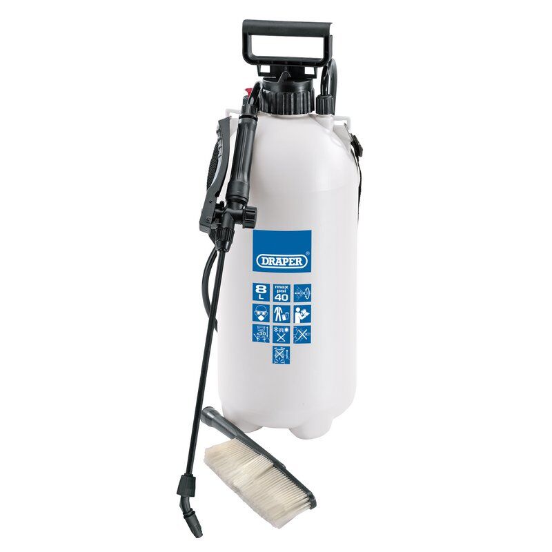 Draper Hogedrukspuit, 10L met borstel – D63109