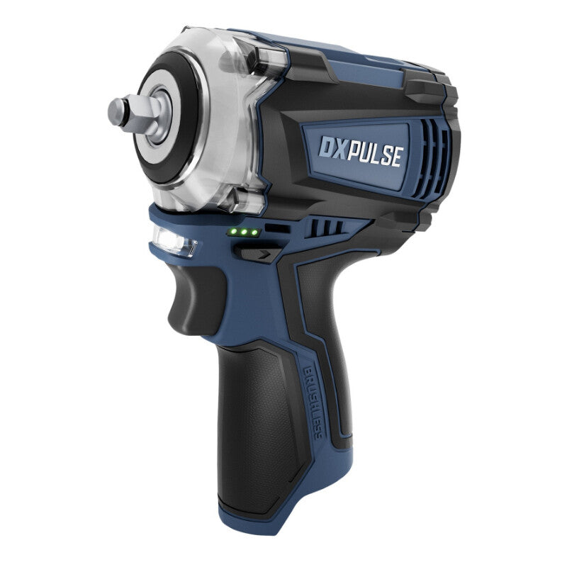 DXPULSE 3/8" Accu slagmoersleutel 12V, borstelloos, 250Nm, 1x 5.0Ah accu en 1x snellader