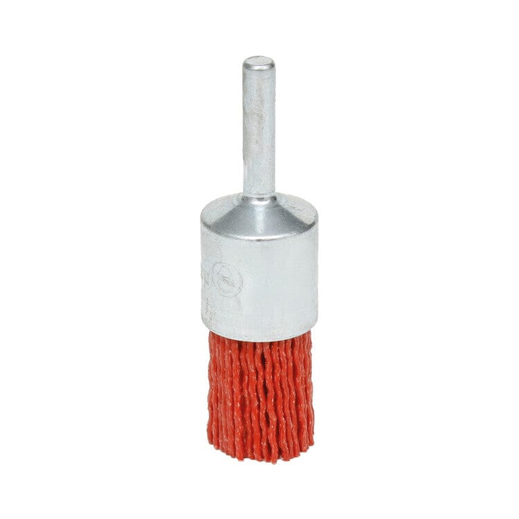 Eindborstel 30mm, K80 rood, stift 6mm, 4.500rpm-0