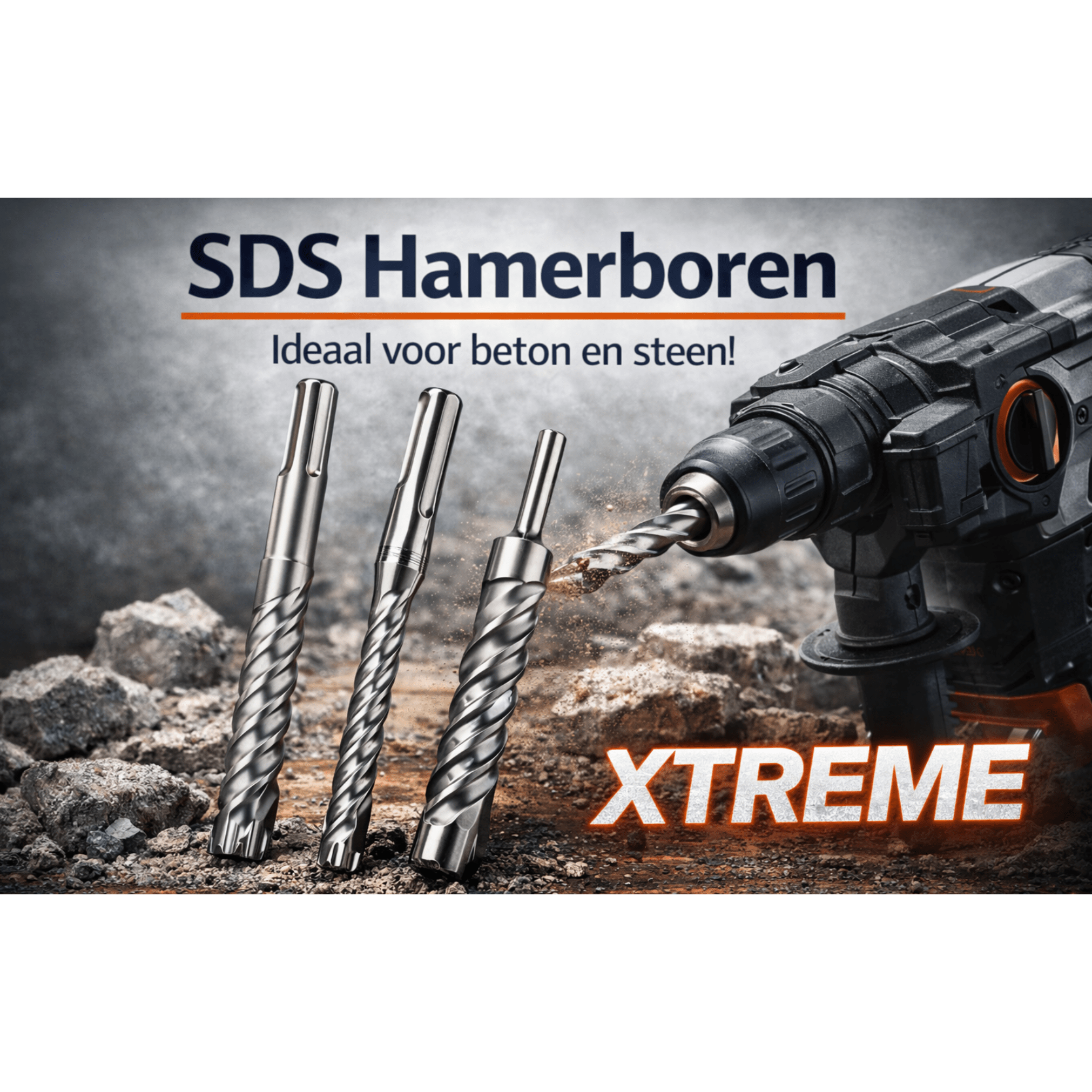 Eurotool SDS - Max Hamerboor 15.00 x 540 mm 3 - snijder Xtreme - 1 stuk op clipEurotoolMZS Gereedschap