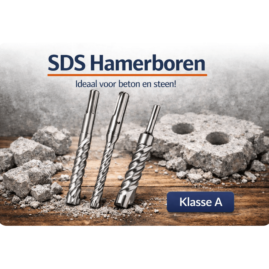 Eurotool SDS - Max Hamerboor 16.00 x 740 mm 3 - snijder Xtreme - 1 stuk op clipEurotoolMZS Gereedschap