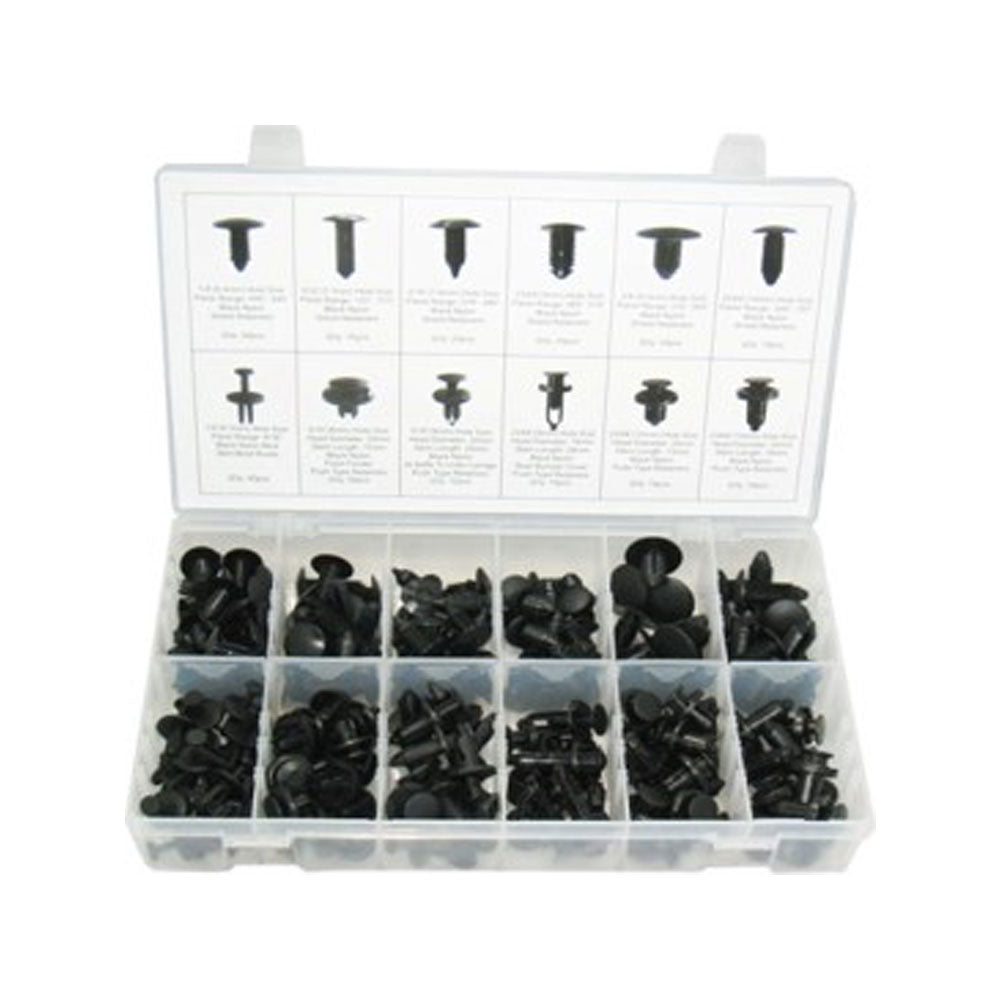 Bekleding clips assortiment 192-delig