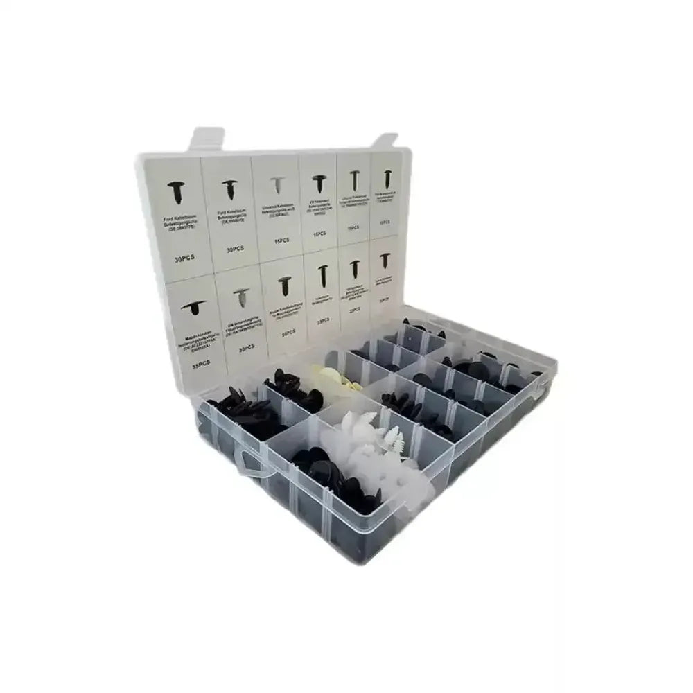 340 delig assortiment bekleding bevestiging clips