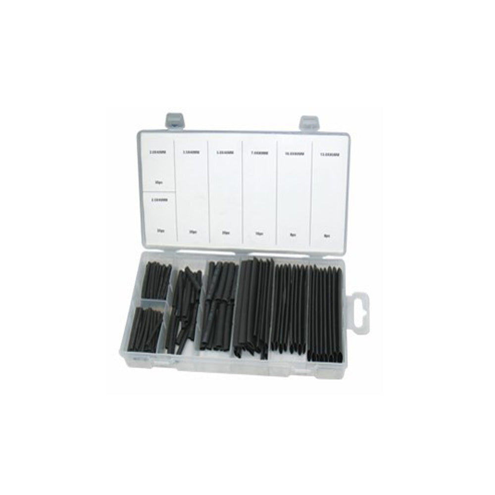 Krimpkous assortiment Zwart 127 delig