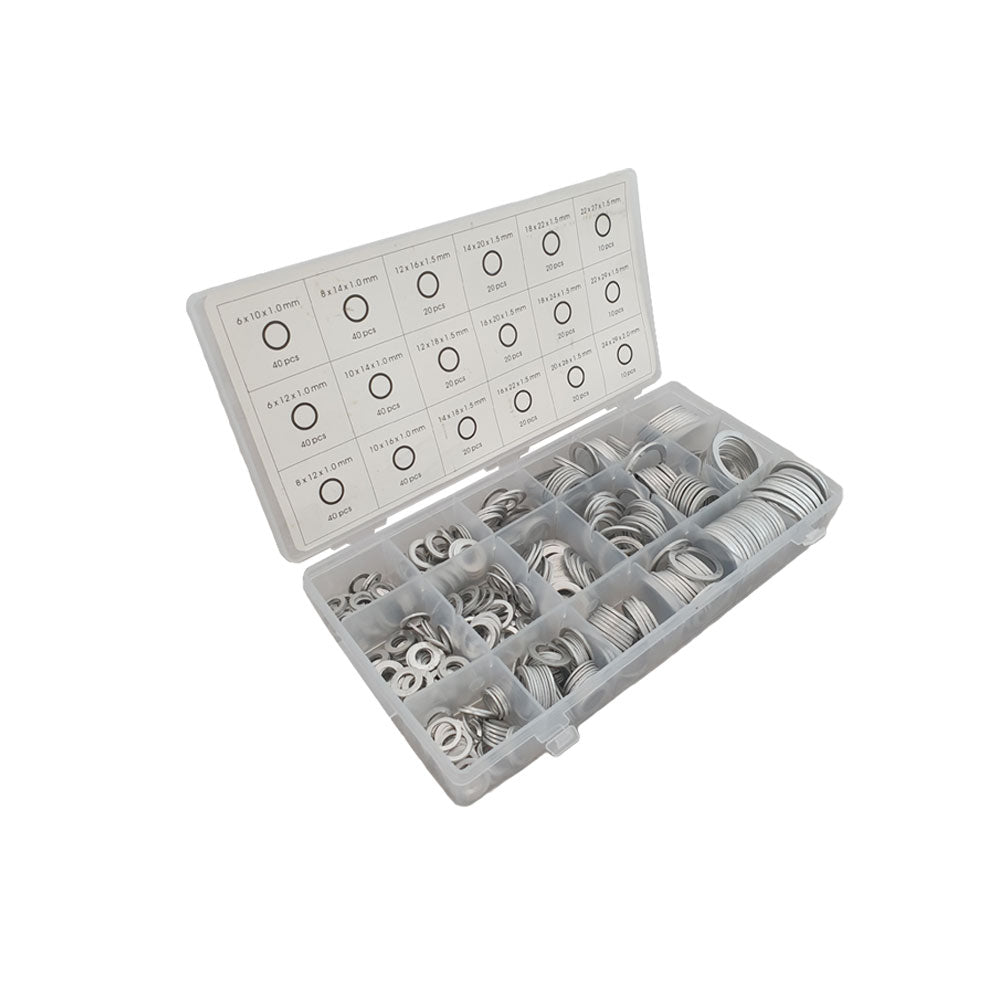 Aluminium ringen assortiment 450 delig