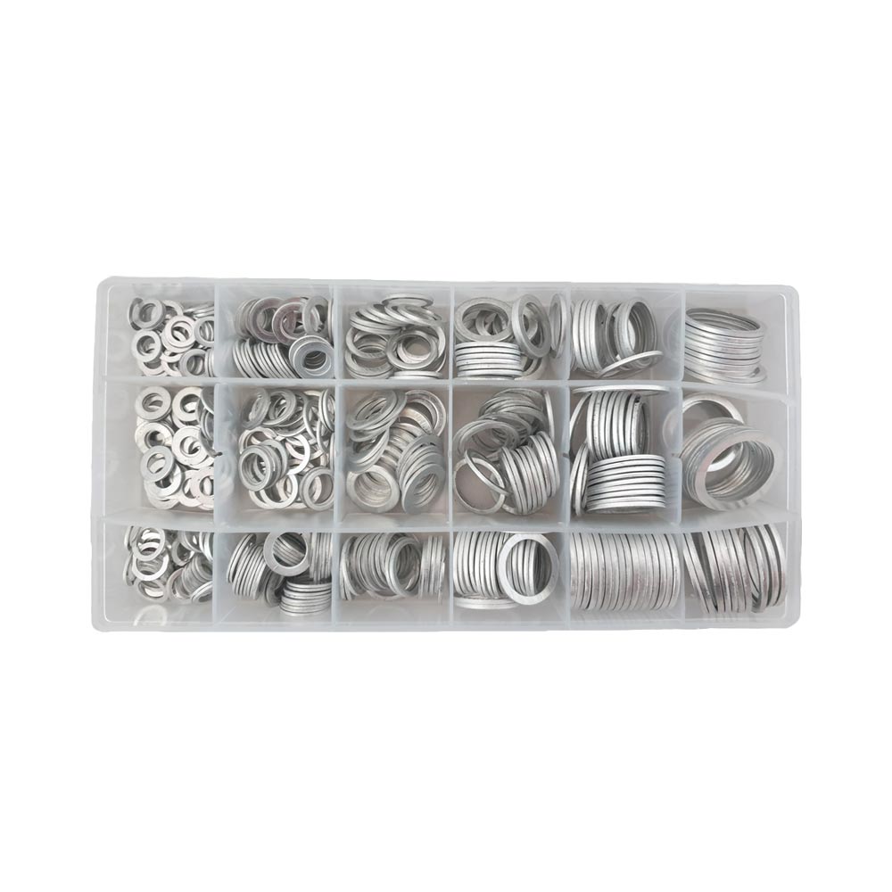 Aluminium ringen assortiment 450 delig