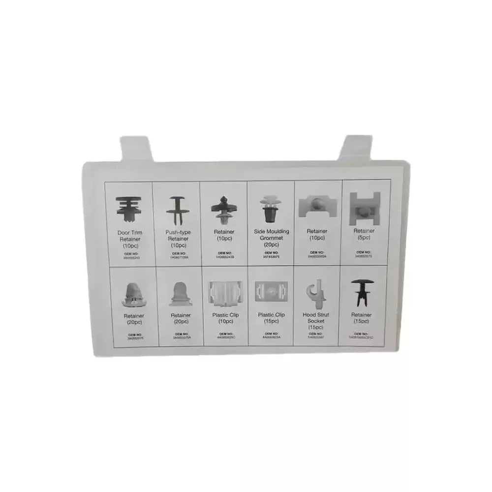 160-delige Trim Clip-assortiment - AUDI