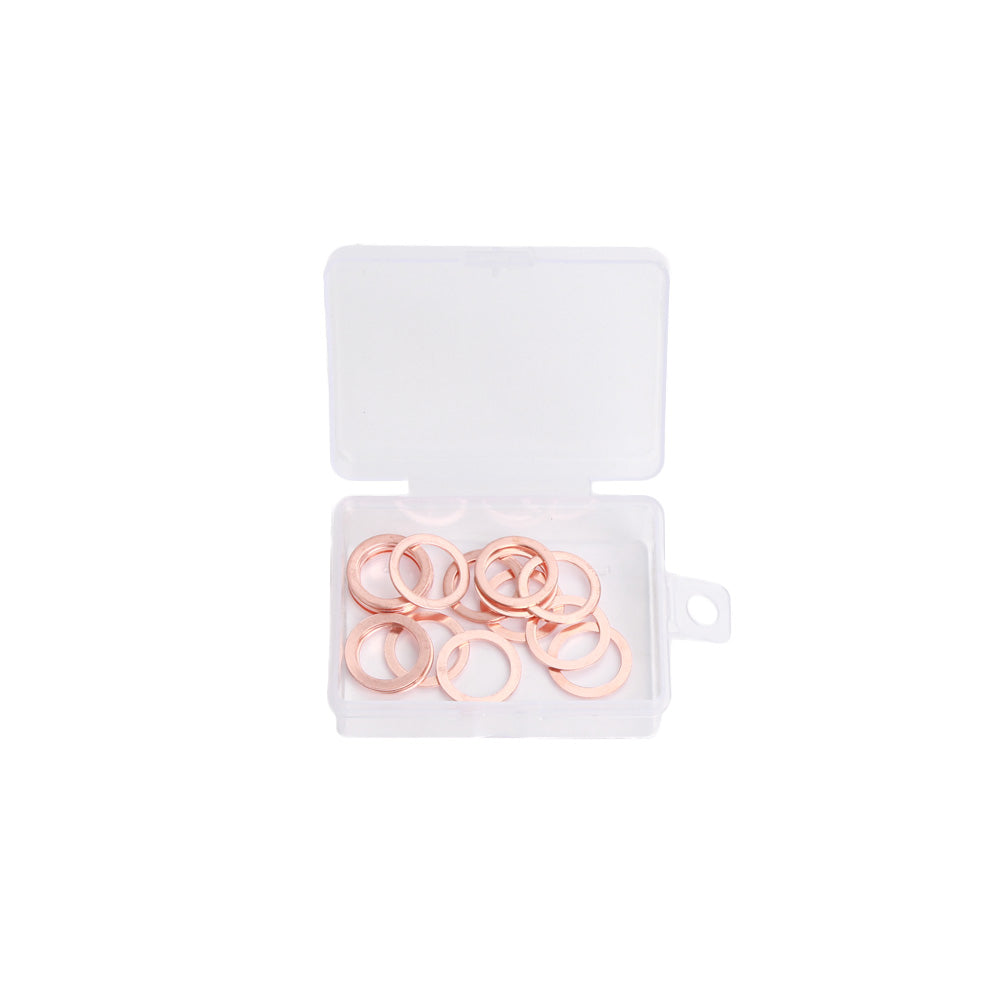 Assortiment Koperen ringen 14mm 20st