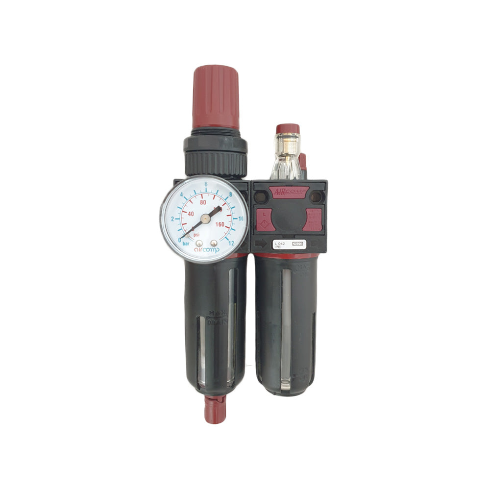 Gruppo Filtro Rid.+Lubr 1/4''+M