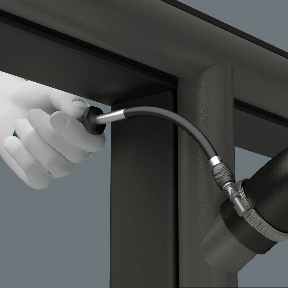 392 BITS HANDHOUDER 1/4" MET FLEXIBELE KLING, 1/4 DUIM X 177 MM-2