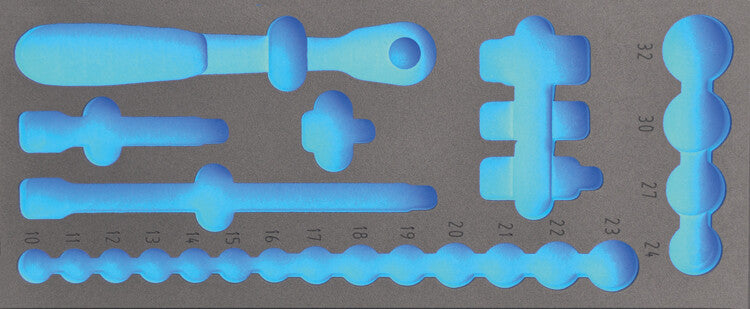 FOAM module leeg, tbv 120025 (1/2" doppenset)