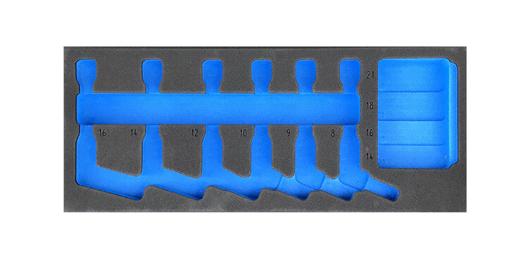 3/8" Bougie/gloeibougie doppenset, 10-delig, S-module