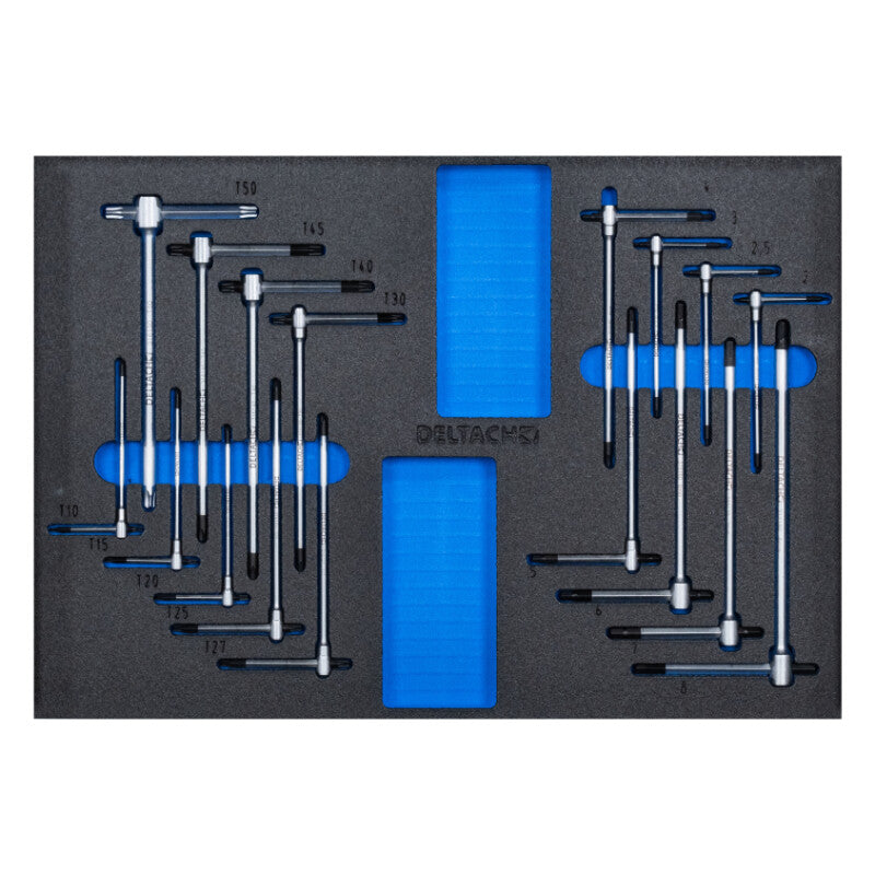 FOAM T-Sleutelset torx, inbus tbv BUNKER