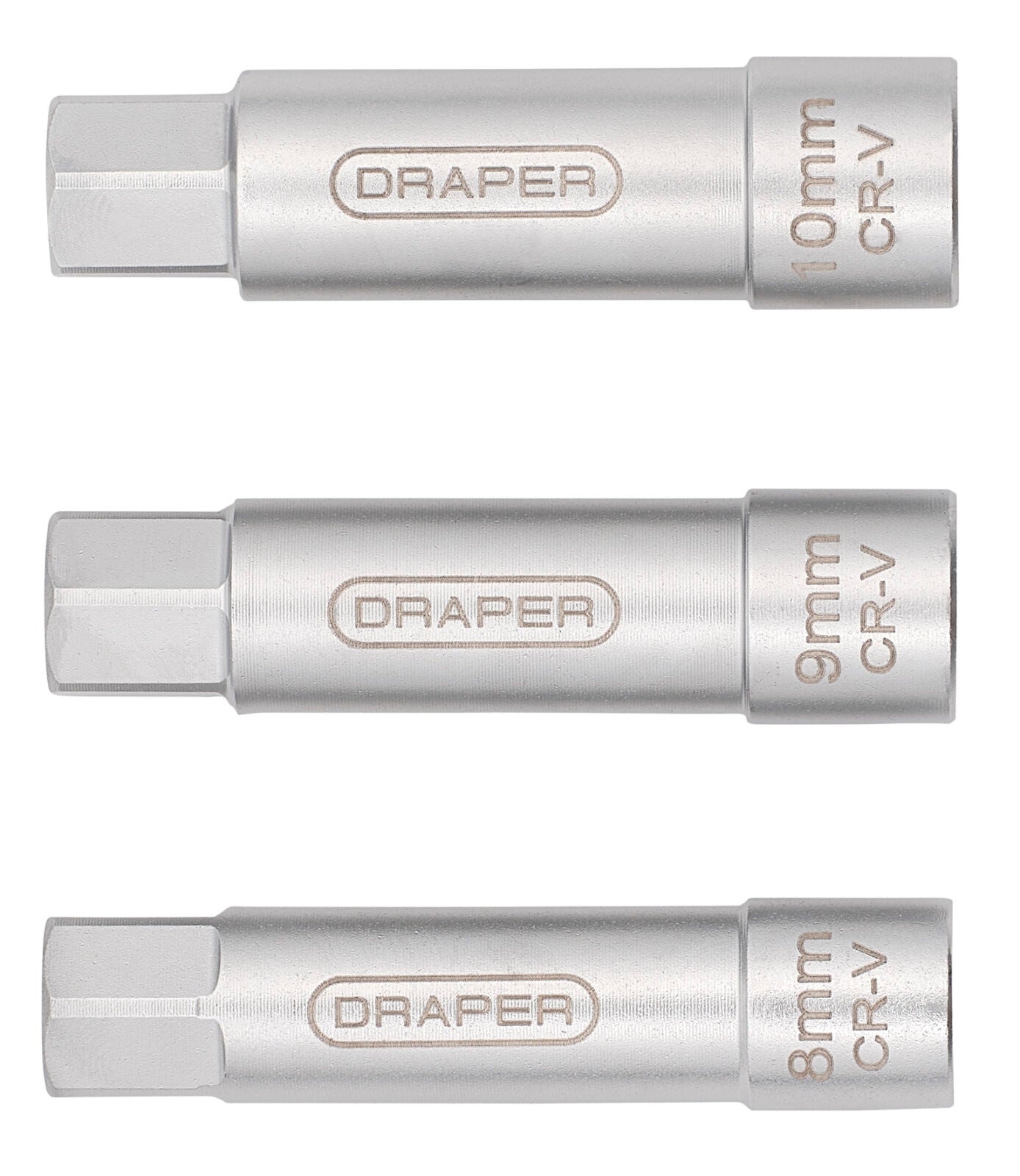 Draper D31813 gloeibougiedoppenset met sleuf 3-delig - afbeelding 2