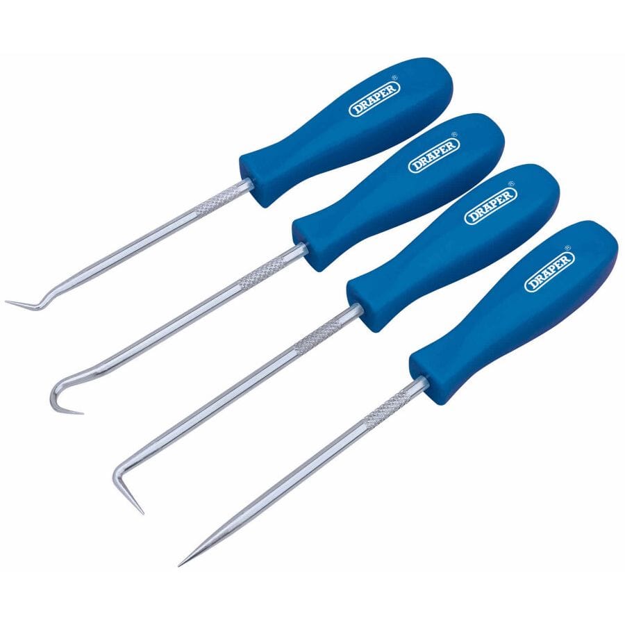 Haken set mini, 4dlgDraper ToolsMZS Gereedschap