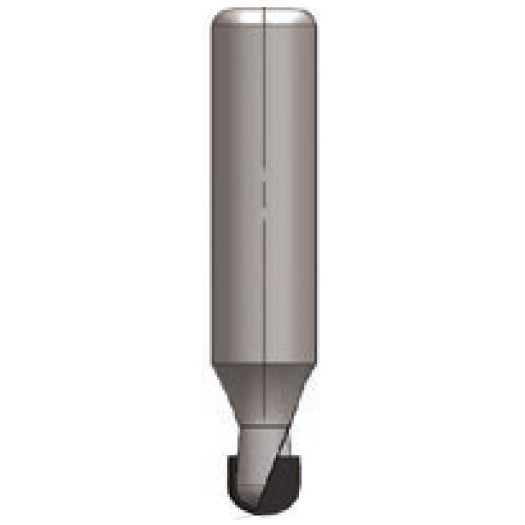 Diamant Holprofielrees R=3,5 mm, L2=7 mm, TL=60 mm, S=10 mm, Z=2, DP