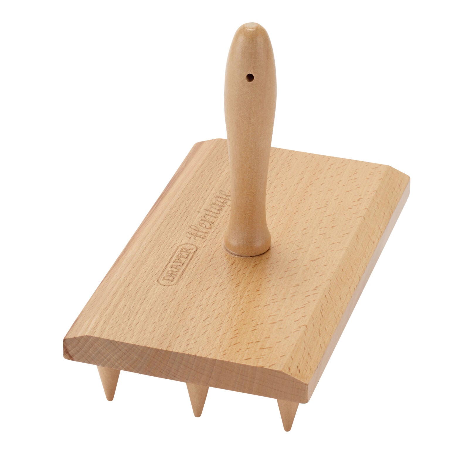 Houten pootstok met 12 pennen voor zaaitrays, 120x200mm