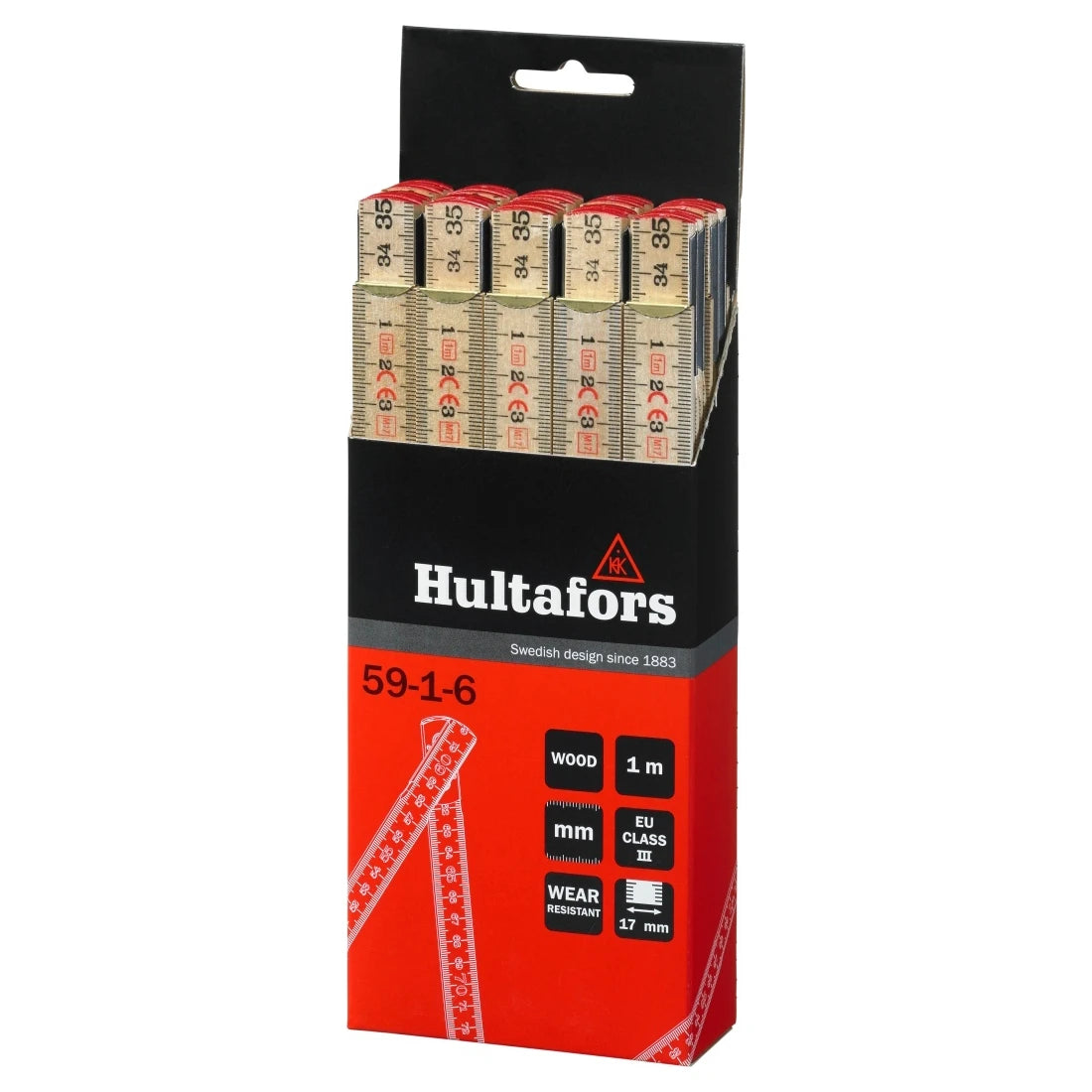 Hultafors Duimstok 59 1m - 6-delig – foto 14