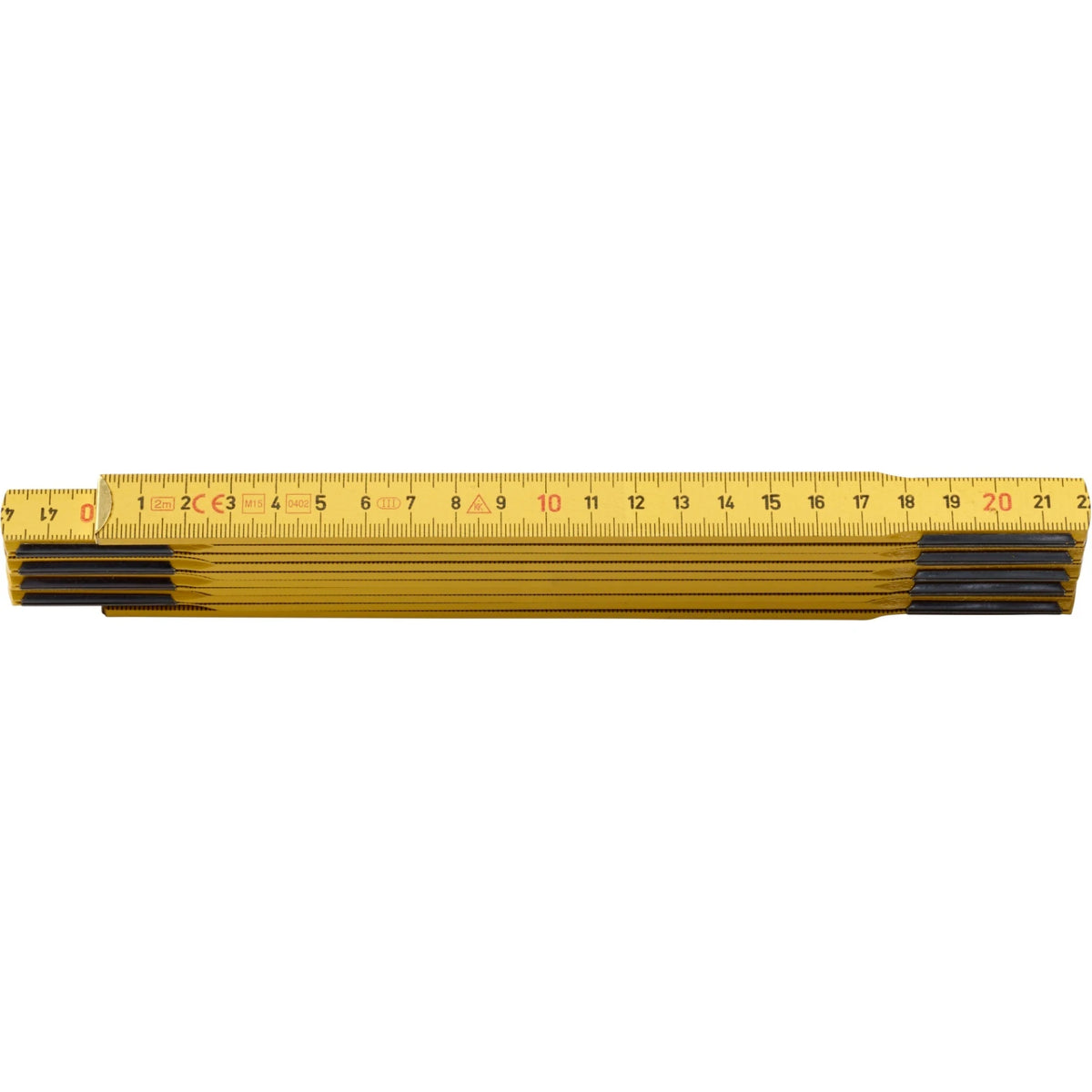Hultafors Duimstok T59 2m - 10-delig - geel – foto 1