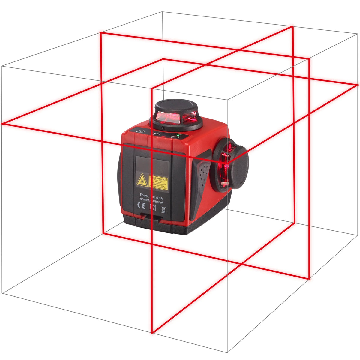 Hultafors Kruislijnlaser H3 rood - 3x360 graden – foto 3
