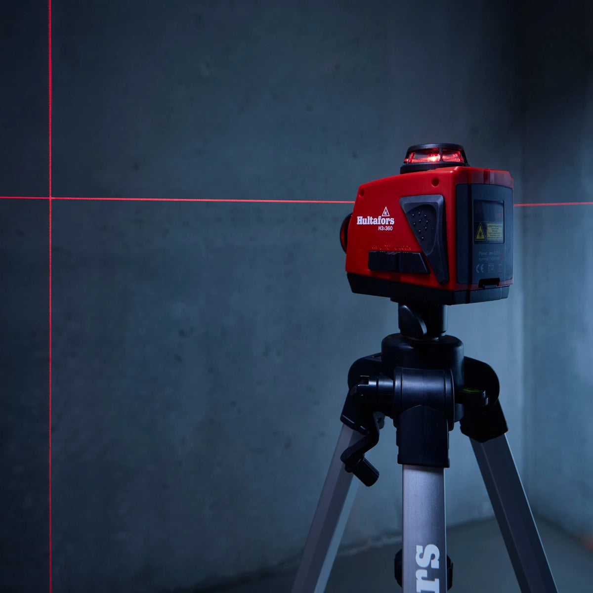 Hultafors Kruislijnlaser H3 rood - 3x360 graden – foto 7