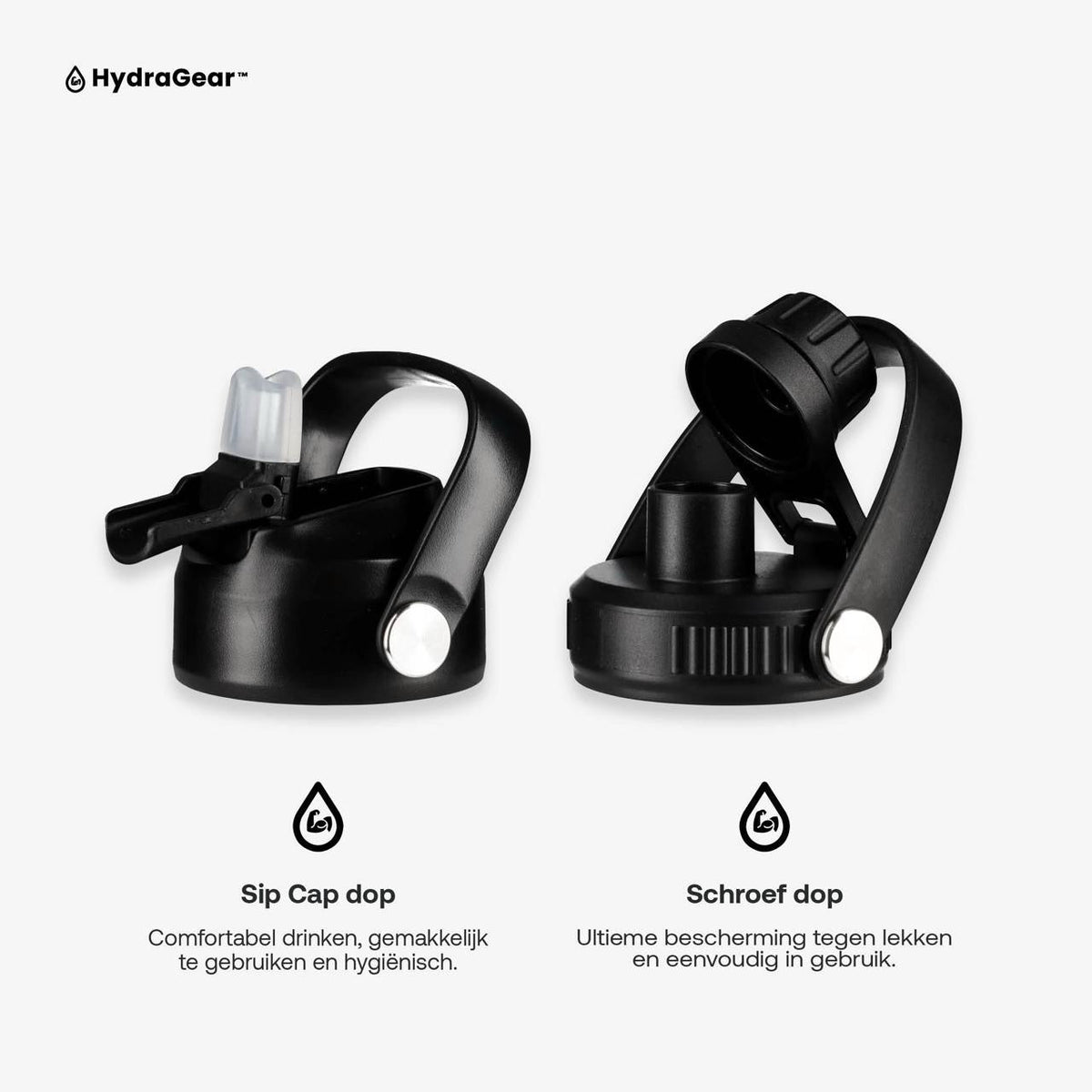 HydraGear rietjesdop en schroefdop