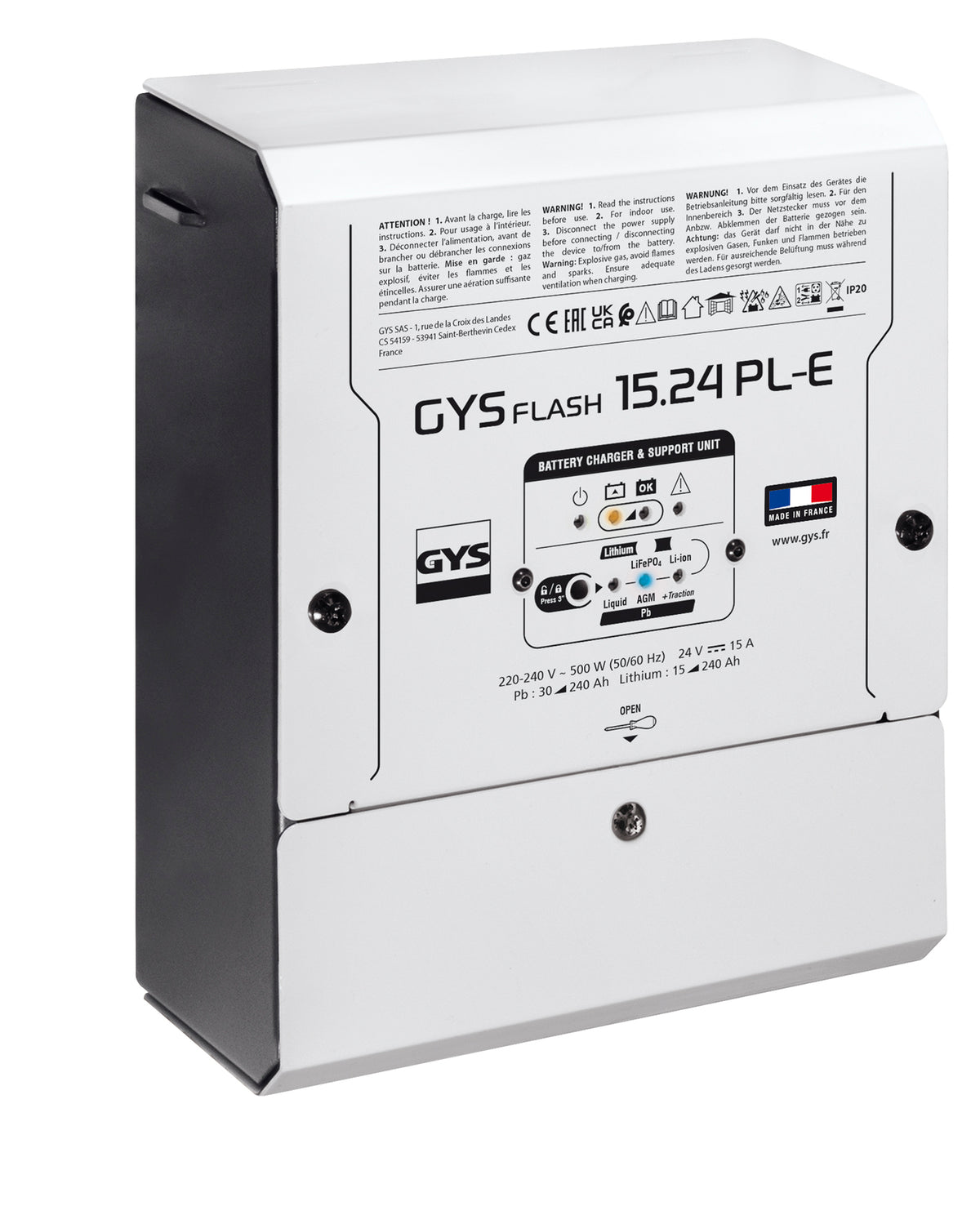 GYS Acculader Gysflash 15.24 PL-E