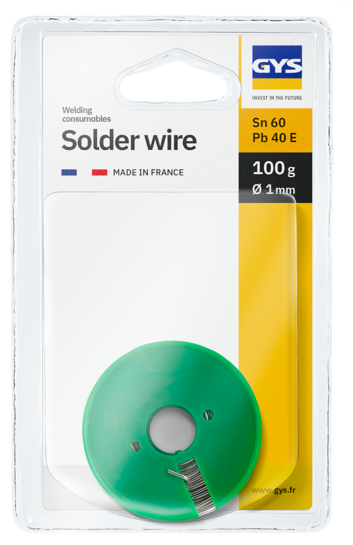 GYS Soldeerdraad tin/lood Ø1,0 mm 100 g