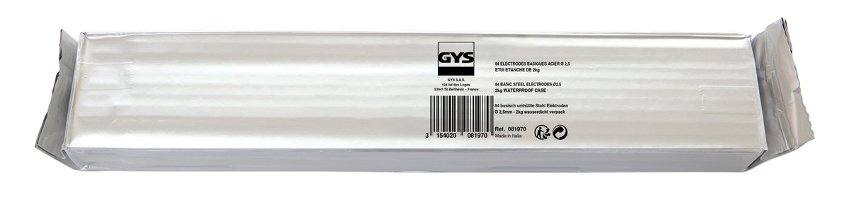 GYS Basische elektroden E7018 Ø2,5 2 kg (84 stuks)