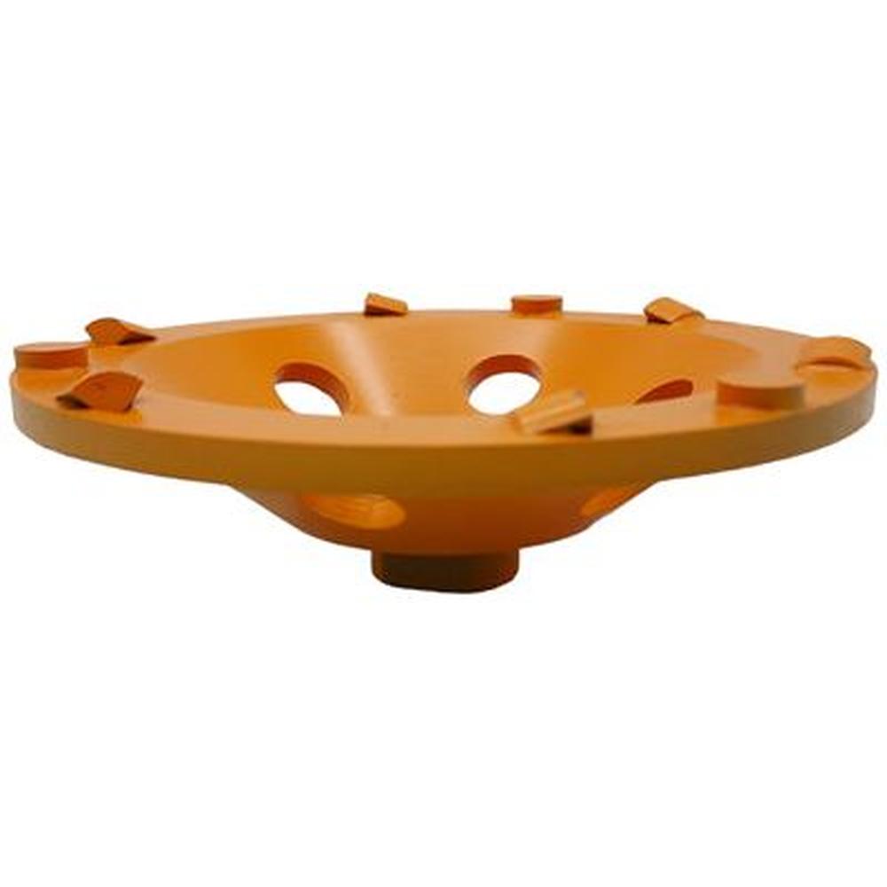 125mm EXTRA GROF 9 Segment PKD Komslijpschijf Coating, Lijm, Asbest & Bitumen - M14 H=40mm TBV SPHS1001B