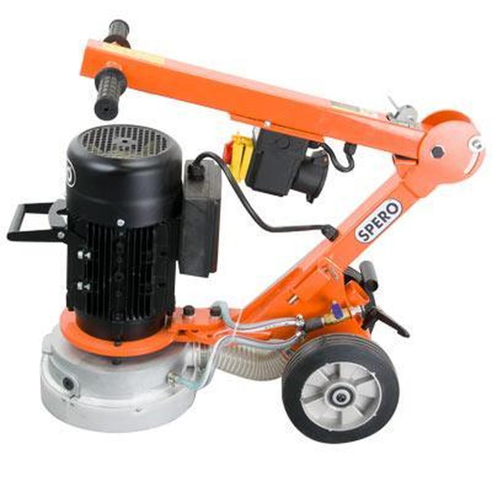 250mm Diamant Beton & Coating vloerslijpmachine SPBS250 Industrie 230Volt - Droog & Nat gebruik Excl. Schijf